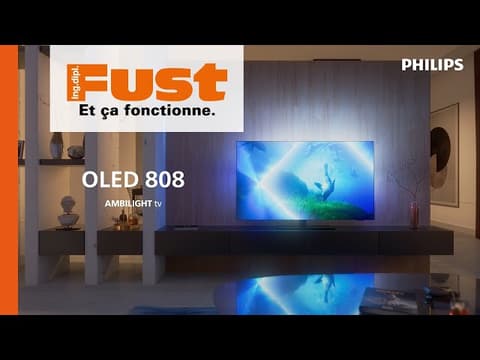 Vidéo de produit 77OLED808 - 77'', 4K UHD OLED TV, Ambilight, Google TV, 2023 