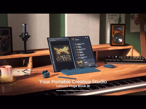 Vidéo de produit Convertible Laptop Yoga Book 9 14IAH10 (14", Intel® Core™ Ultra 7, 32 GB RAM, 1 TB SSD) incl. Pen 