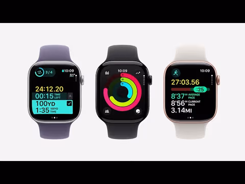 Video prodotto su Watch Series 11 GPS Jet Black Aluminium Case / Black Sport Band 