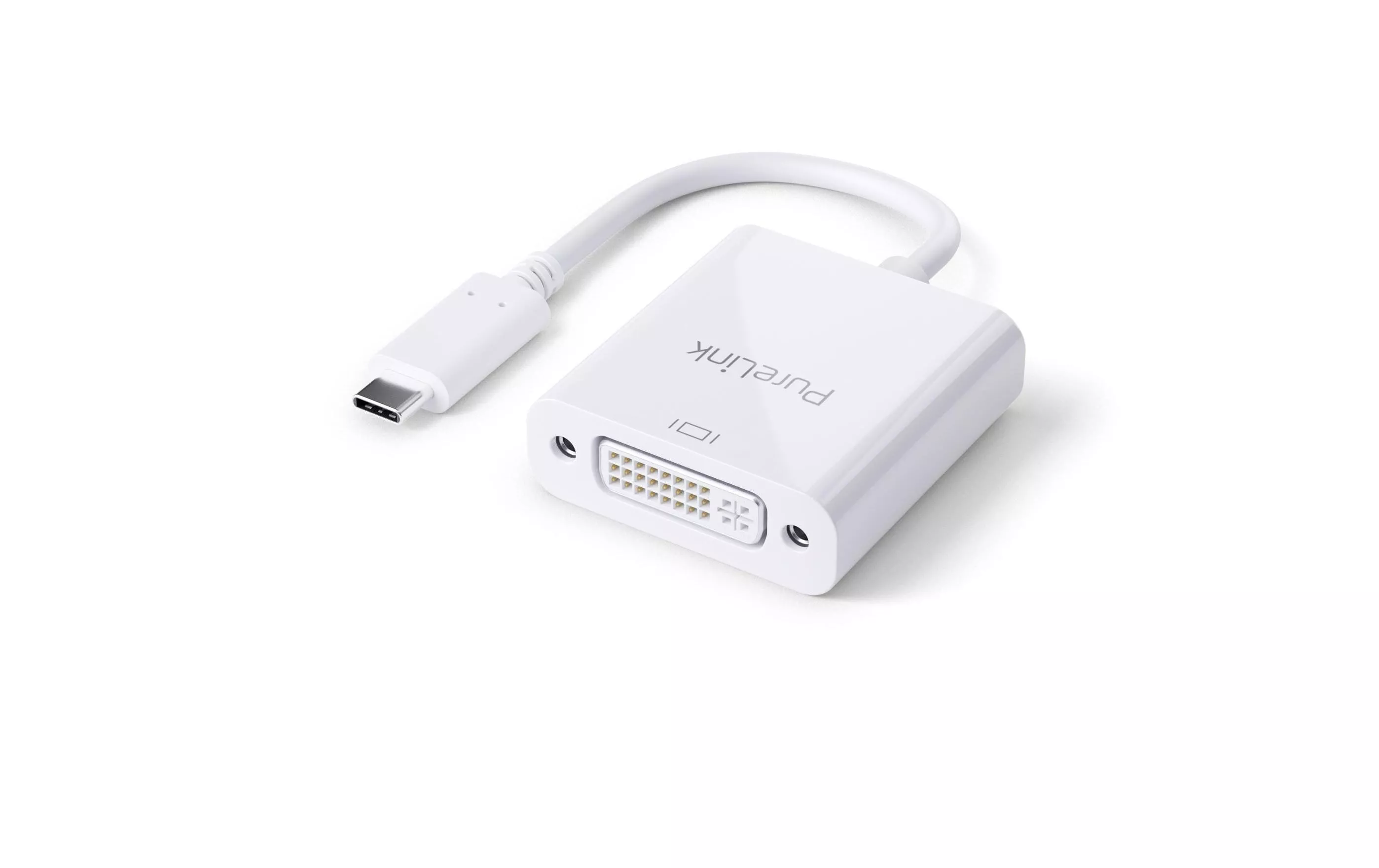 Adaptateur IS190 USB Type-C - DVI-I, blanc