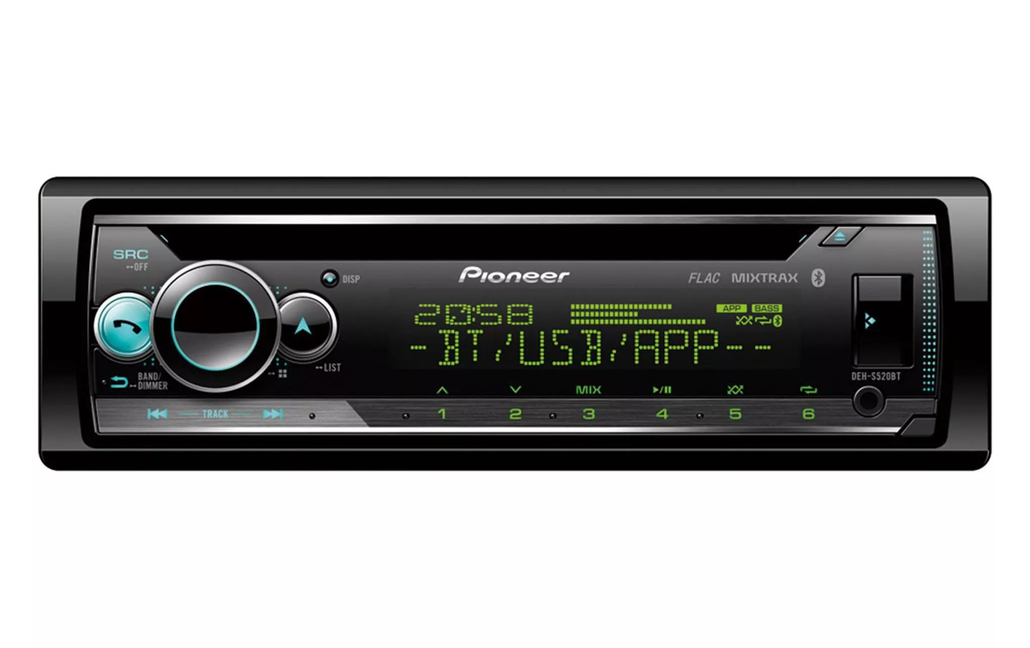 Autoradio DEH-S520BT 1 DIN