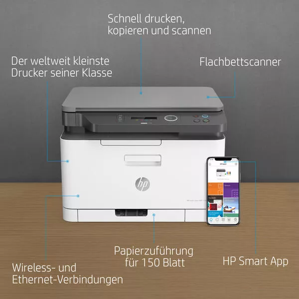 Imprimante HP Color Laser MFP 178nw - HP Store Suisse