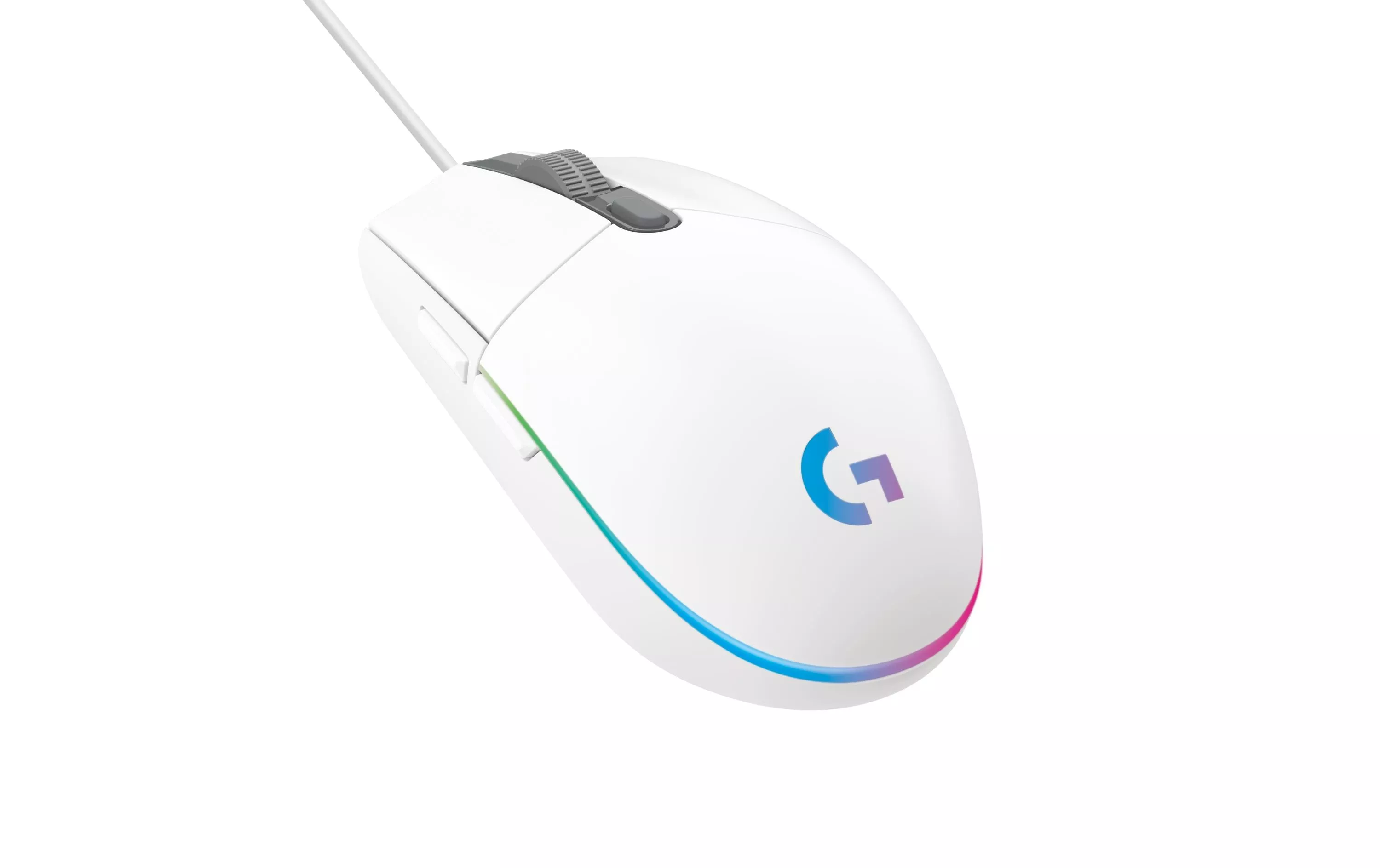 Souris de gaming G203 Lightsync Blanc