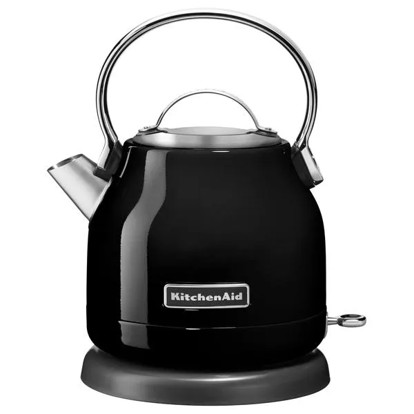 Bouilloire 2,5 L, bouilloire de camping rétro, bouilloire à thé, bouilloire  à induction noire, bouilloire sifflante pour cuisinière à gaz, f