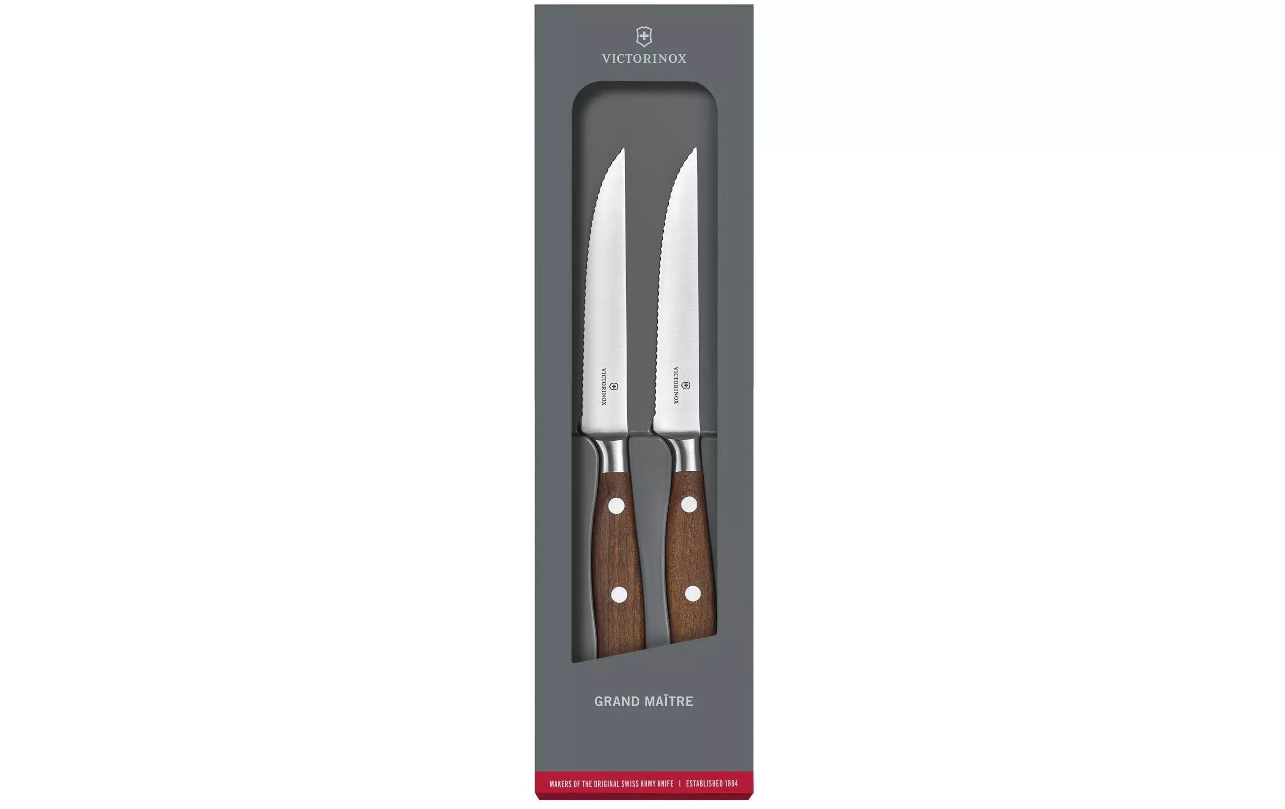 Set di coltelli da bistecca Victorinox Grand Maître legno 2 pezzi