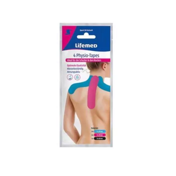 4 Physio-Tape für den Nacken 20cm x 5cm 