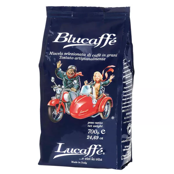 Café lucaffe en grains pour machine 1 kg