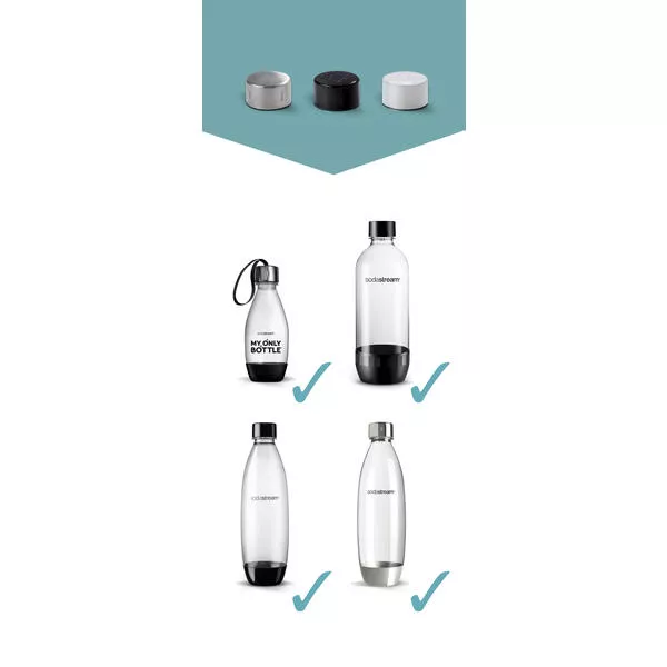 Carafes en verre SodaStream duopack - 0,7L - Convient uniquement pour  Sodastream Crystal