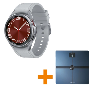 Watch6 Classic Small LTE Silver + Gratis Withings Waage