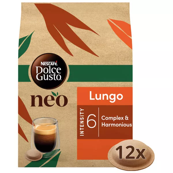 Nescafe dolce gusto capsule dolce gusto lungo intenso, 16 pezzi