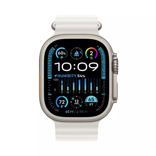 + Case 2 Ultra GPS Ultra Apple Titanium 49mm, - White Band Cellular, Watch 2 Ocean Watch