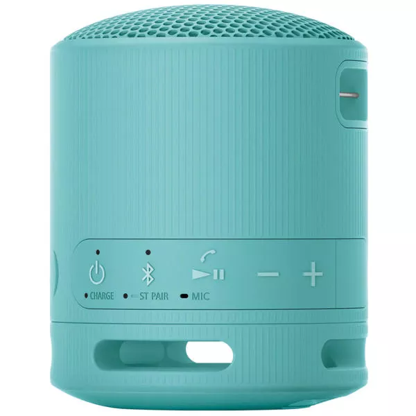 SRS-XB100 Blau - Bluetooth Lautsprecher, - IP67 Speakers spritzwasserfest Portable