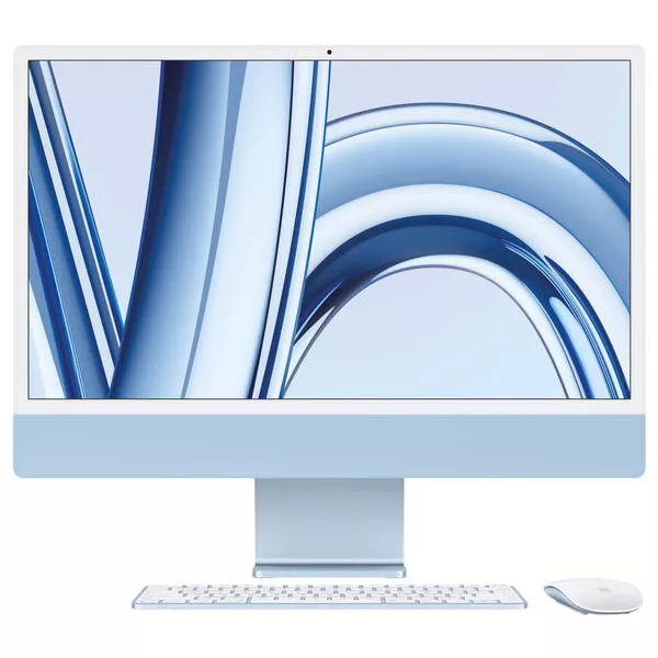 iMac 2023 Blue [24\", M3 Chip, 8-core CPU, 8-core GPU, 8 GB RAM, 256 GB SSD, MQRC3SM/A]