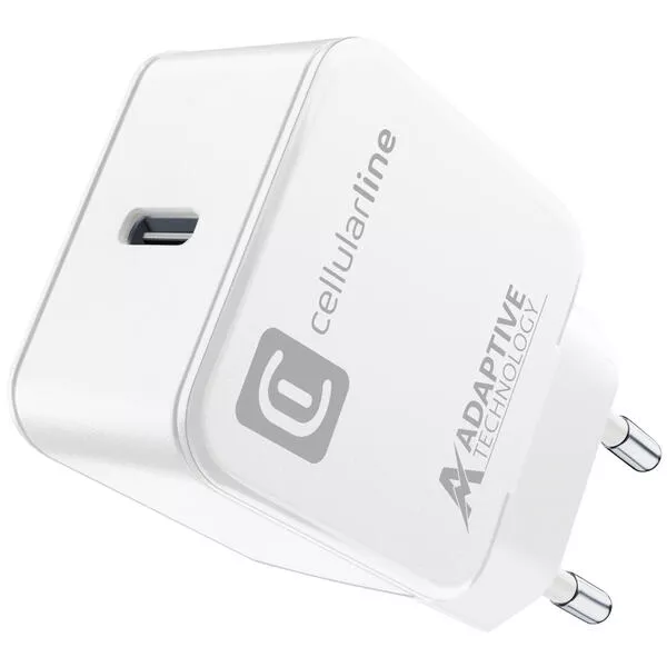 Ladegerät USB-C, 15W, White - Ladegerät für Smartphone