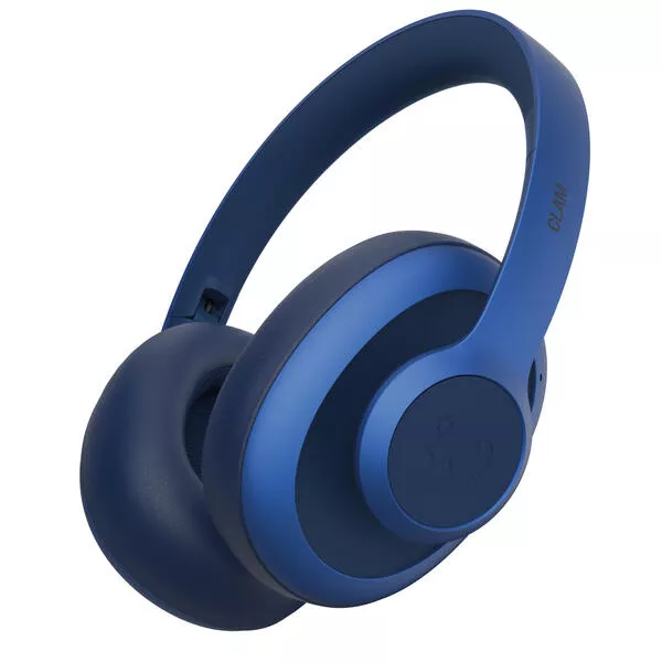 Clam Blaze - Wireless over-ear headphones with ENC - True Blue