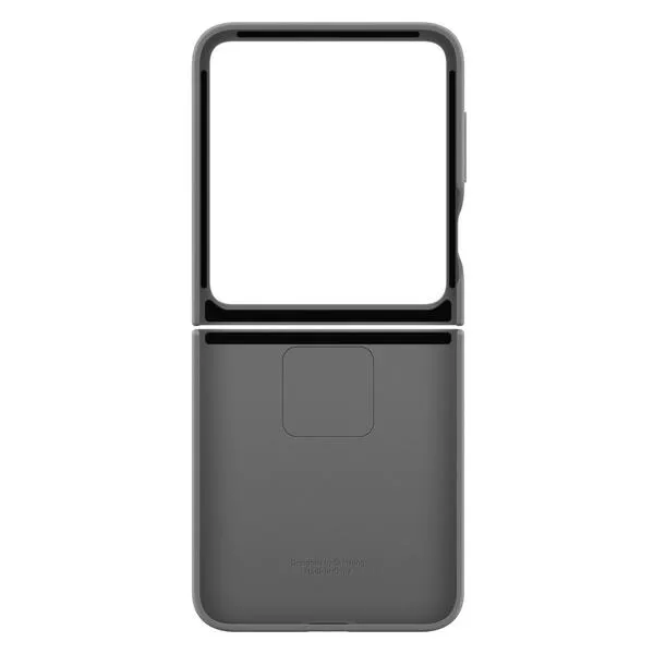 Galaxy Z Flip6 Silicone Case Gray