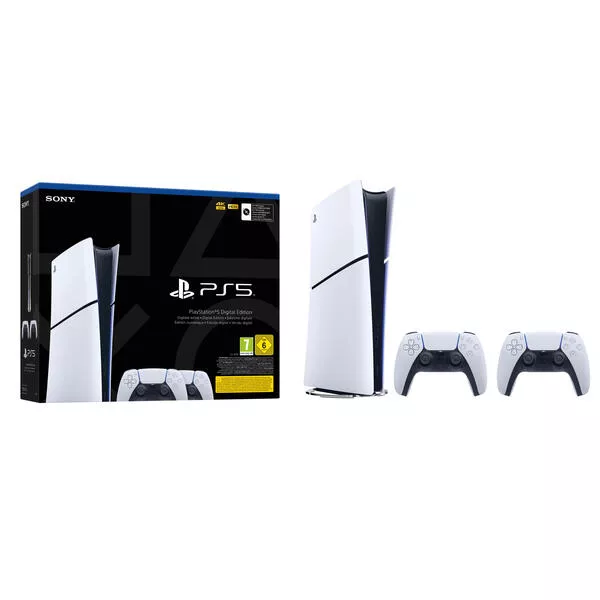 PlayStation 5 Slim Digital Edition avec 2 manettes [PS5] D/F/I