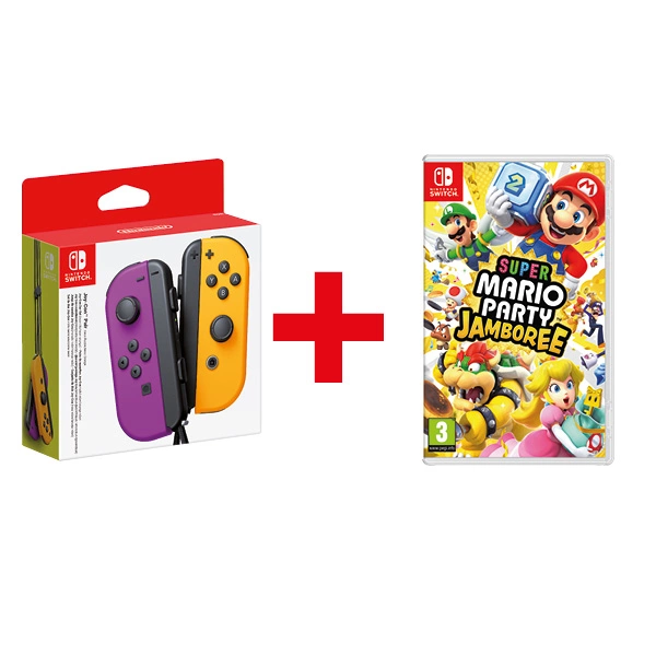 Set JoyCon 2er-Set  L.O. Switch + Super Mario Party Jamboree