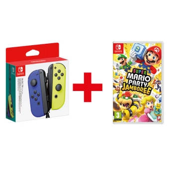 Set JoyCon 2er-Set  B.G Switch + Super Mario Party Jamboree