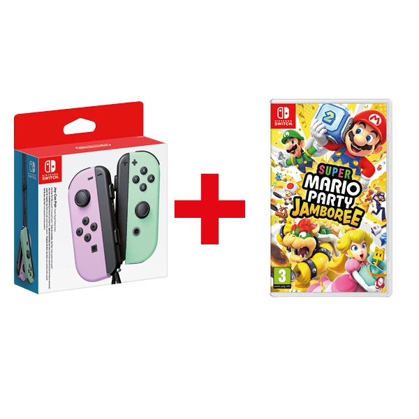 Set JoyCon 2er-Set  PL.G Switch + Super Mario Party Jamboree