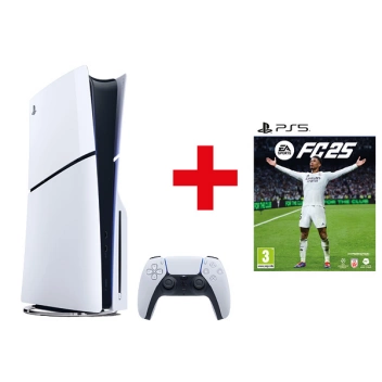 Set PS5 Slim Console [PS5] (D/F/I)+EA Sports FC 25 PS5 PEGI AS