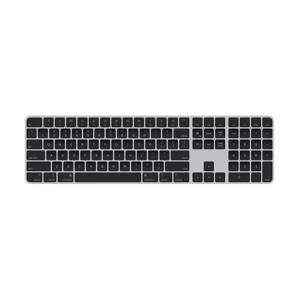 Magic Keyboard with Touch ID and Numeric Keypad for Mac models with silicon - Swiss - Black Keys 2024