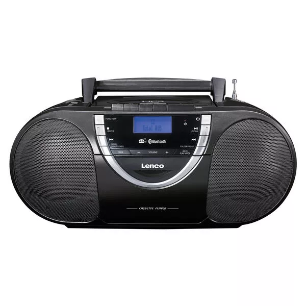 SCD-6900BK - Radio, FM, DAB+, CD, cassette, alimentation secteur, alimentation par piles