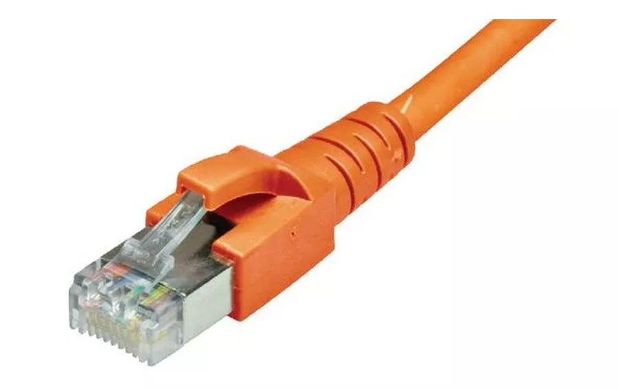 Câble patch  Cat 6A, S/FTP, 4 m, Orange