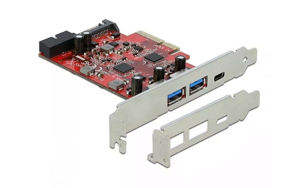 Carte PCI Express USB-C / USB-A / interne USB 5 Gbps