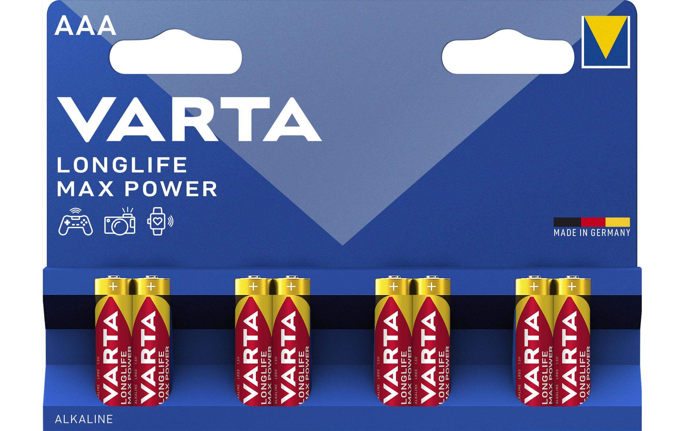 Varta pile Longlife Power AA, paquet de 24 pièces sur