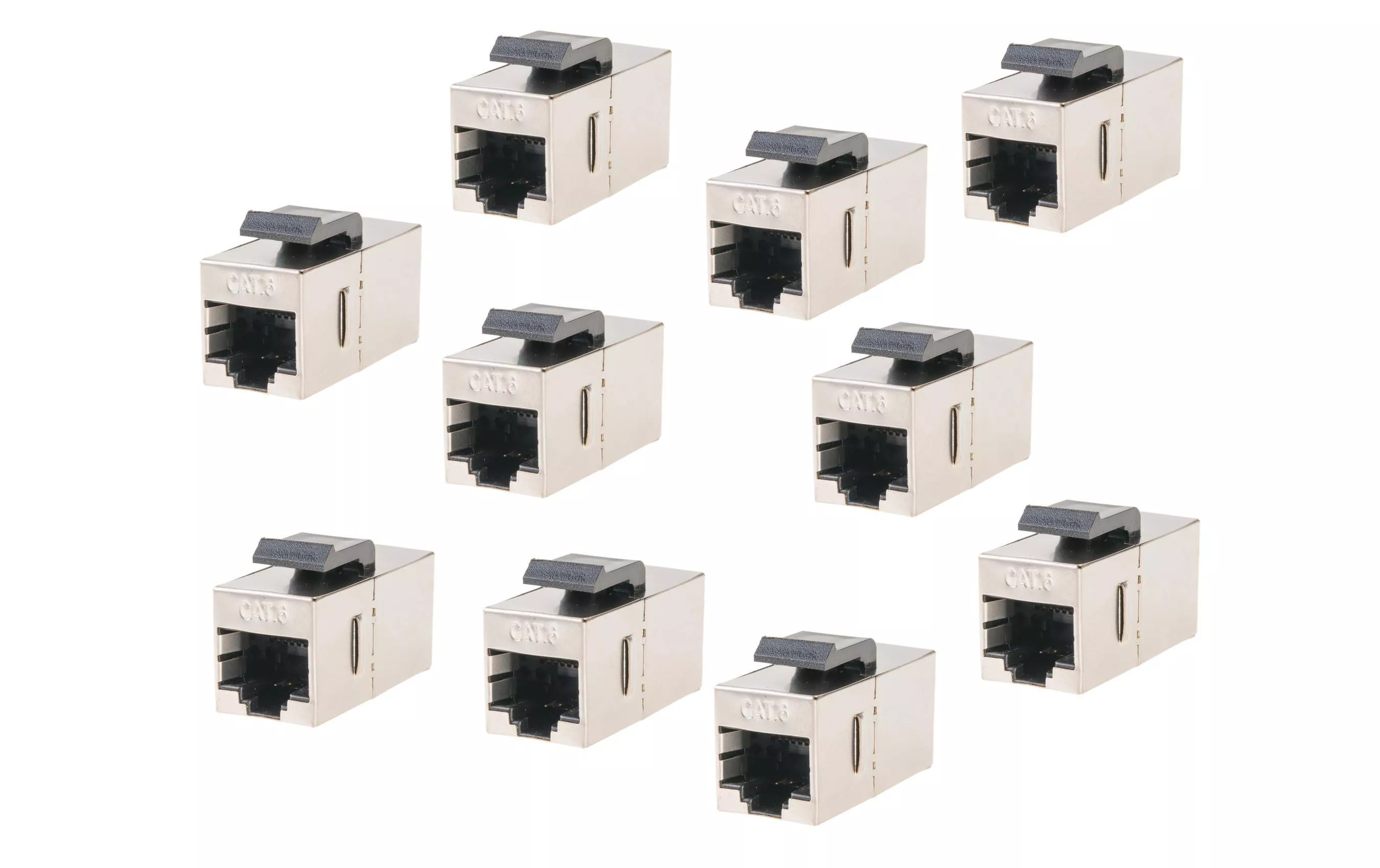 Module Keystone Cat6, blindé, 2xRJ45 100 pièces