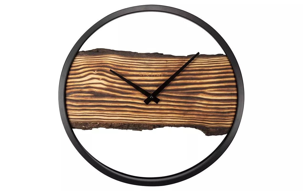 Horloge murale Forest Large Ø 45 cm, Brun