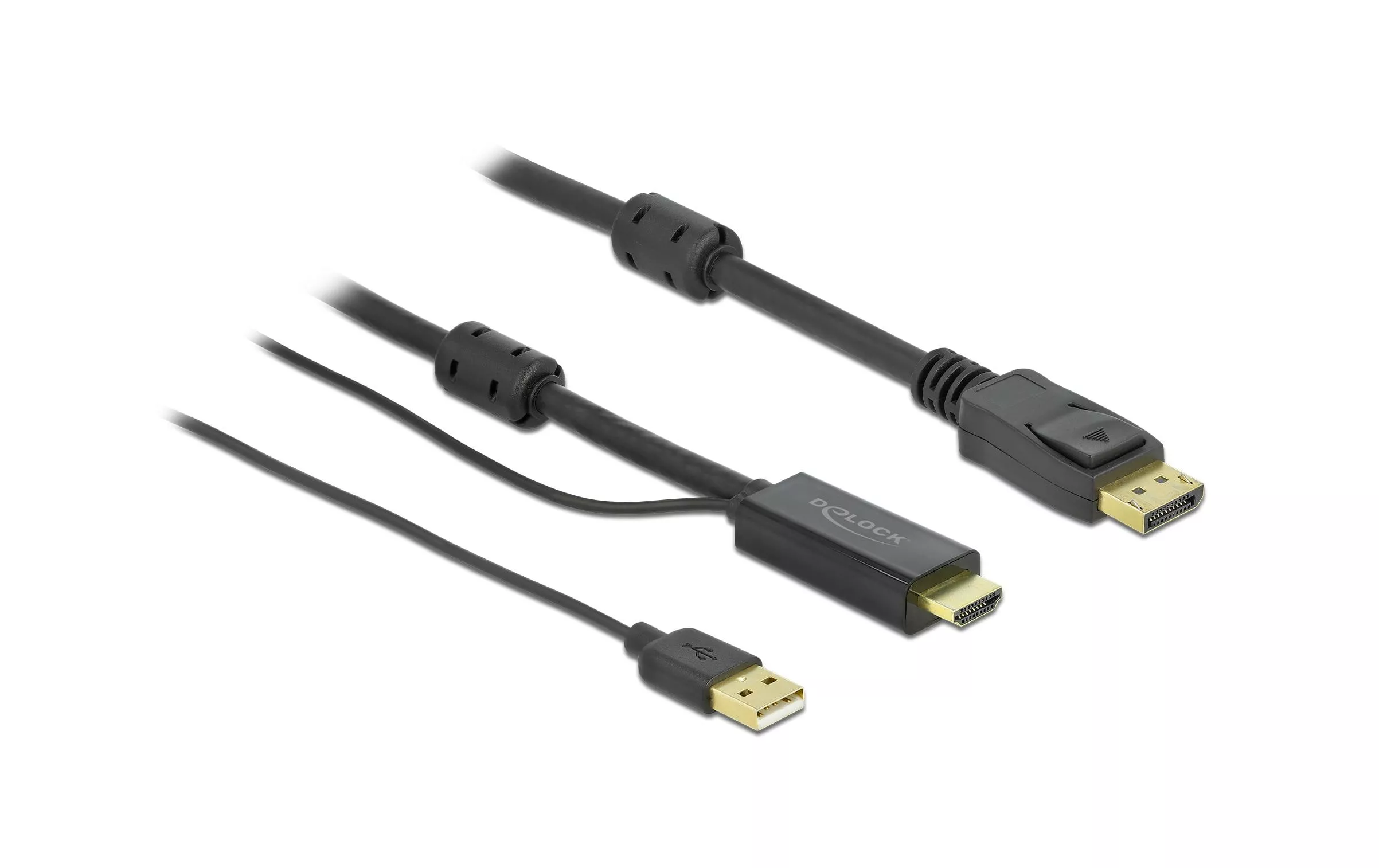 Câble HDMI \u2013 Displayport, HDMI/USB 2.0 - DisplayPort, 1 m