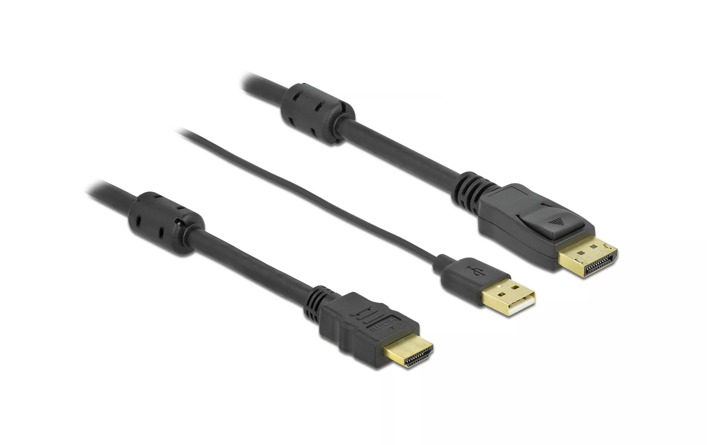 Câble HDMI \u2013 Displayport, HDMI/USB 2.0 - DisplayPort, 10 m