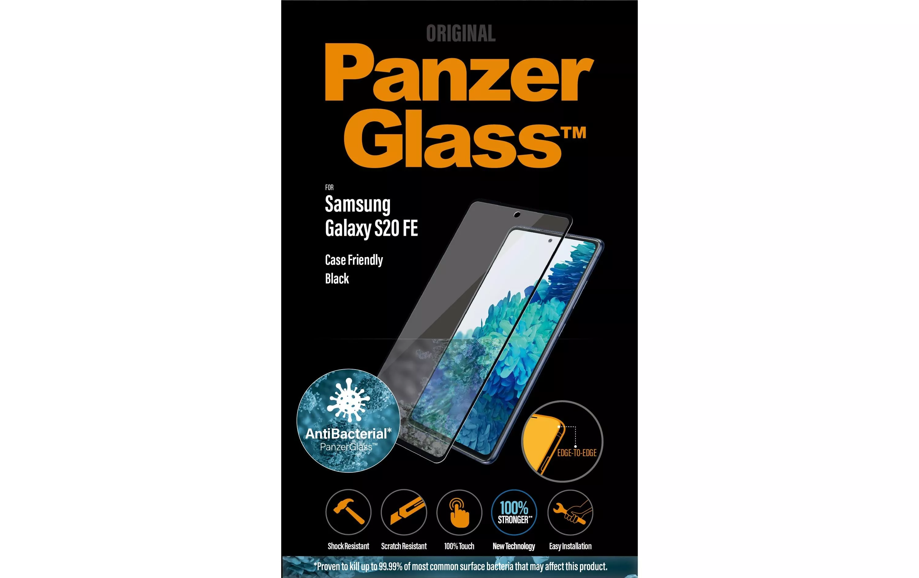 PanzerGlass - Protection d'écran pour téléphone portable - bord à