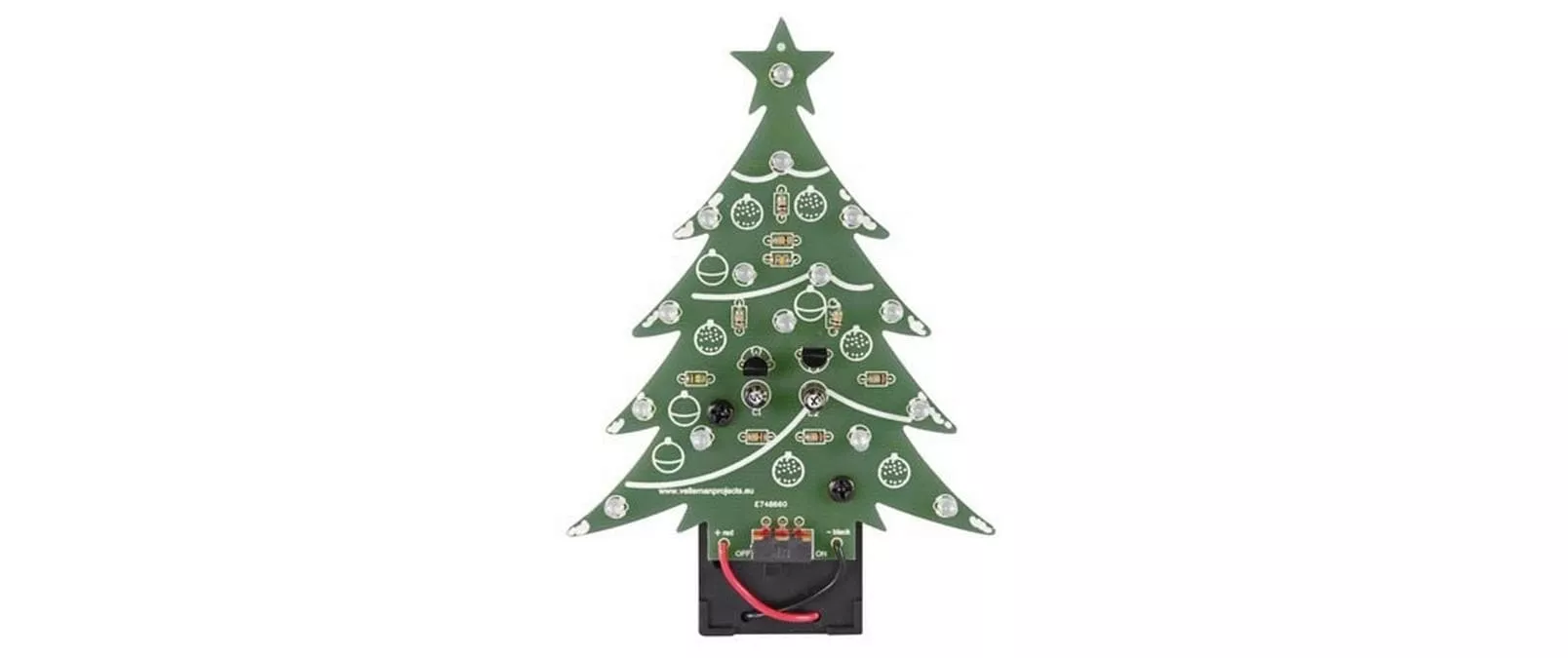 Kit albero di Natale Whadda LED blu, con interruttore on/off - Elettronica  RC