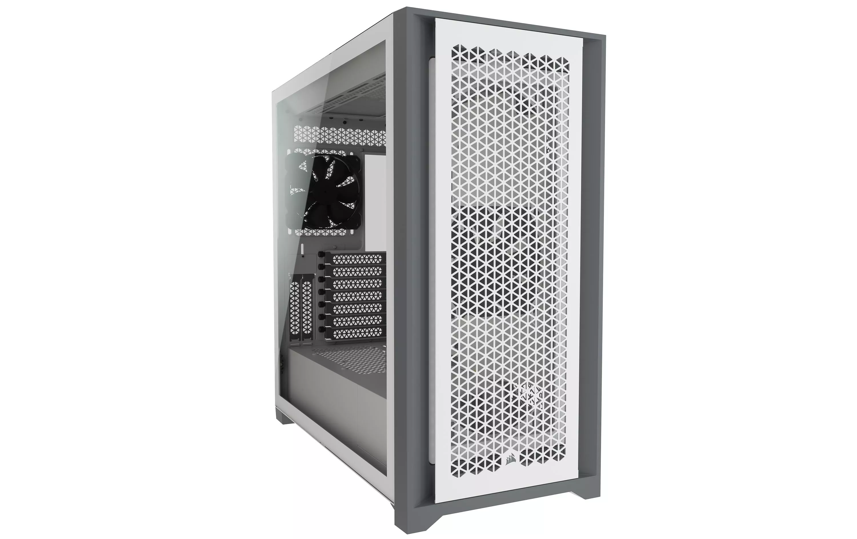 Boîtier d\u2019ordinateur Midi Tower 5000D Airflow TG Blanc