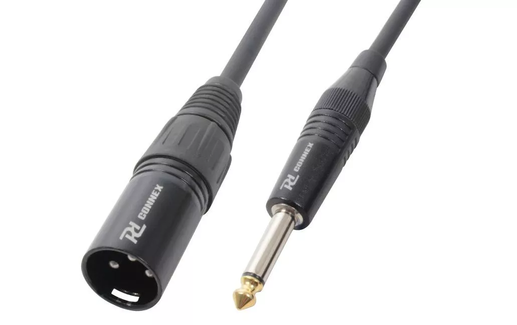 CX38-3 XLR 3 pôles, mâle - jack 6.3 mm, mâle 3 m