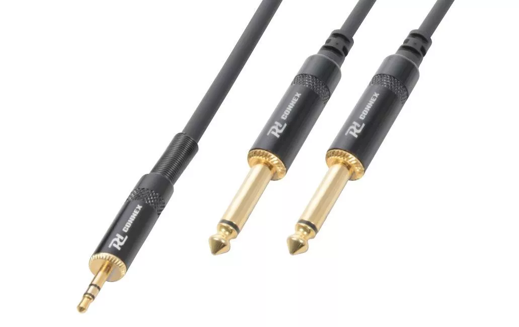 Câble audio CX86-1 jack 3.5 mm - jack 6.3 mm 1.5 m