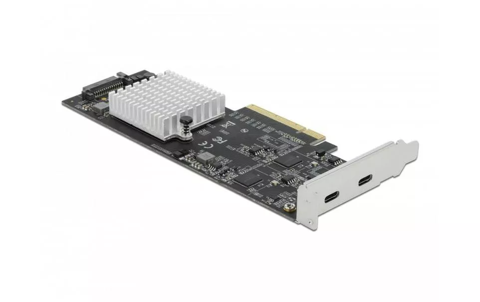 Carte PCI Express USB 3.2 Gen2x2 - 2x USB-C double canal