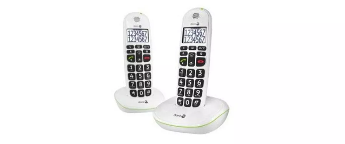 Téléphone sans fil PhoneEasy 110 Duo  Blanc