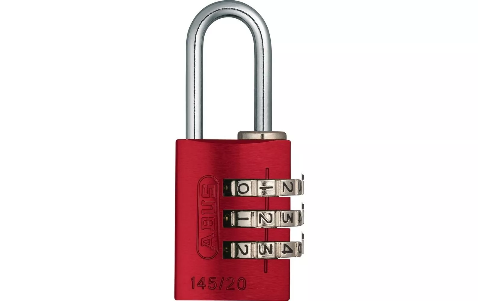 Serrure à combinaison 145/20 Lock-Tag Rouge Aluminium