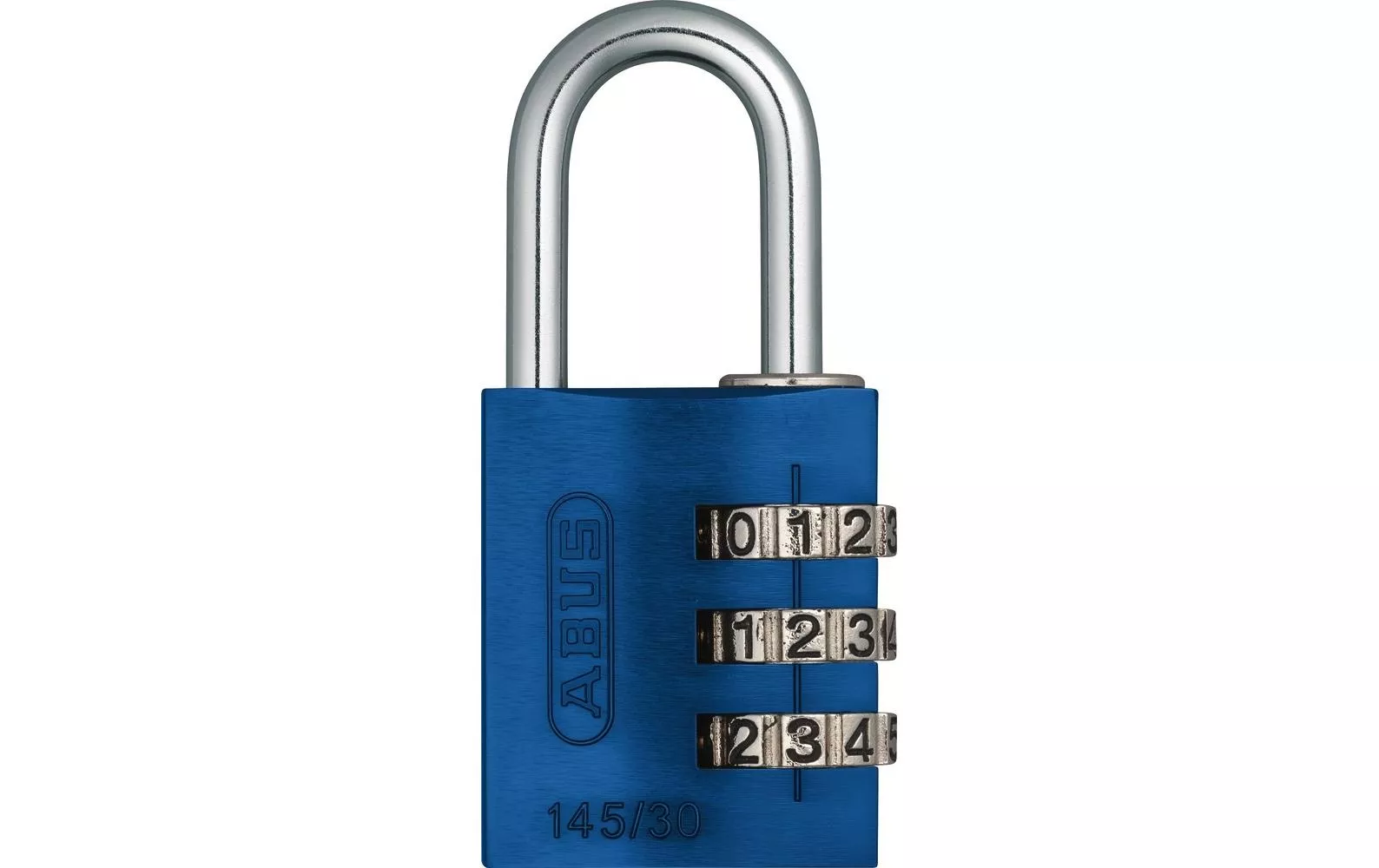 Serrure à combinaison 145/30 Lock-Tag Bleu Aluminium