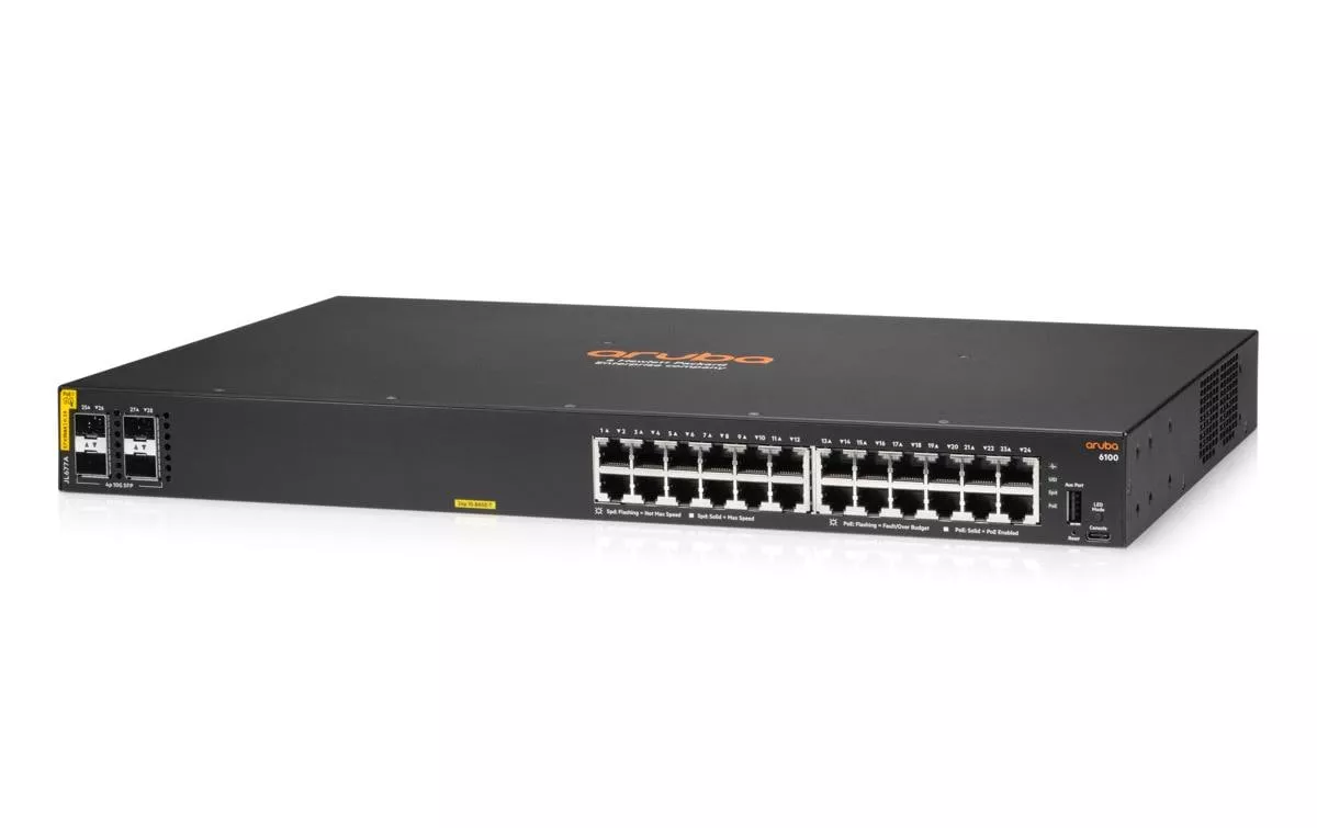 PoE+ Switch CX 6100 24G PoE+ 28 Port