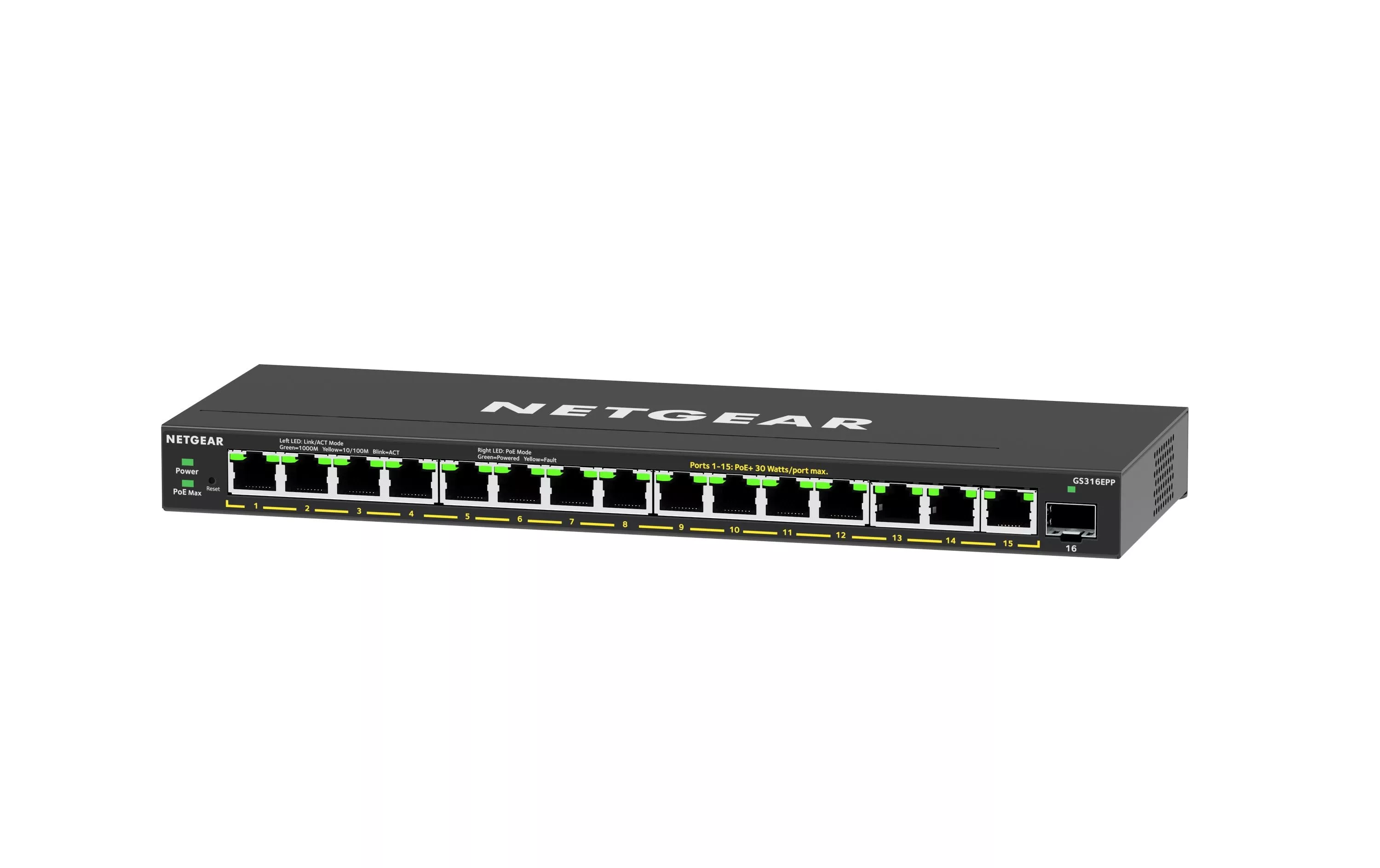 PoE+ Switch GS316EPP-100PES 16 Port