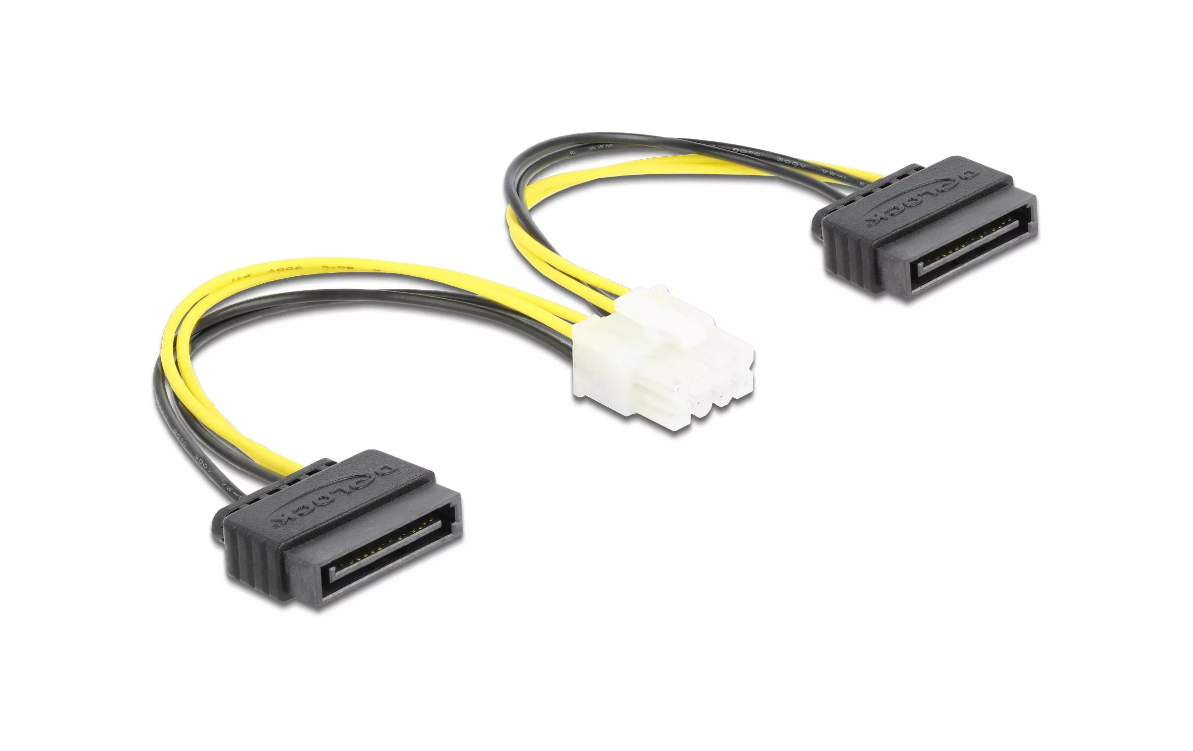 Câble électrique 2x SATA - 8Pin EPS 15 cm