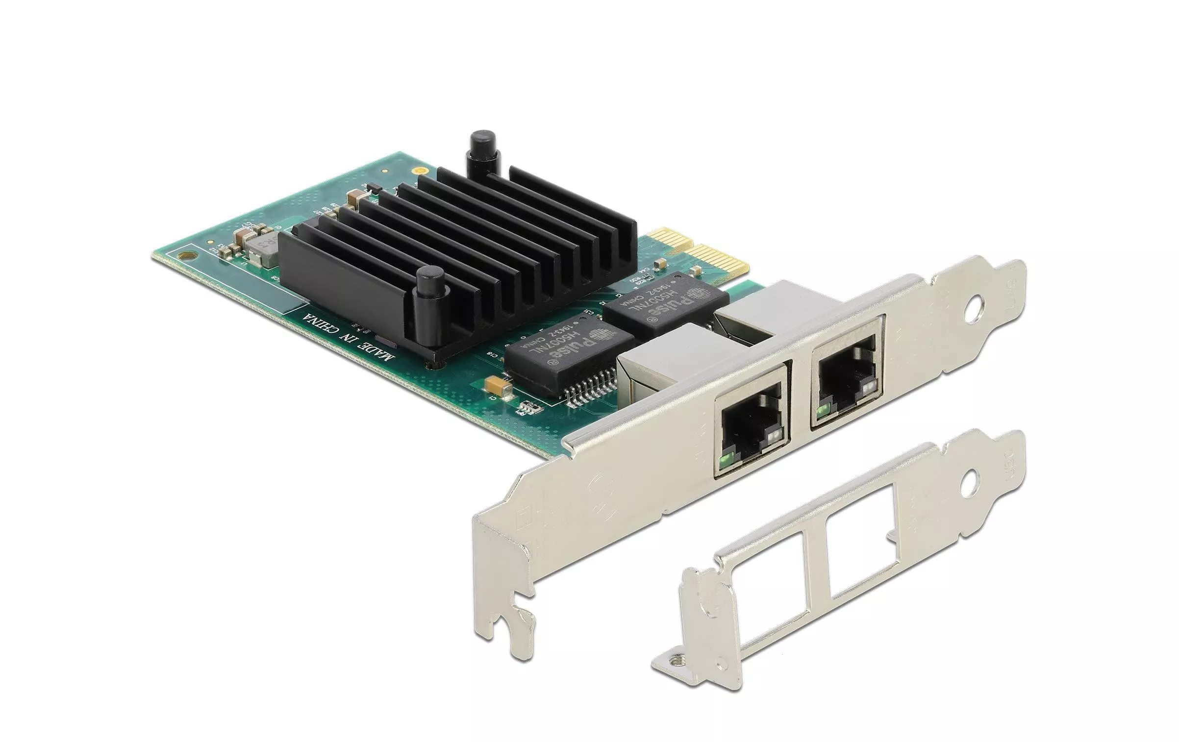 Carte réseau 2x 1Gbps, i350 PCI-Express x1