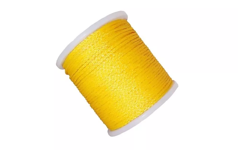 Cordon rétractable 4 mm, 500 m, jaune