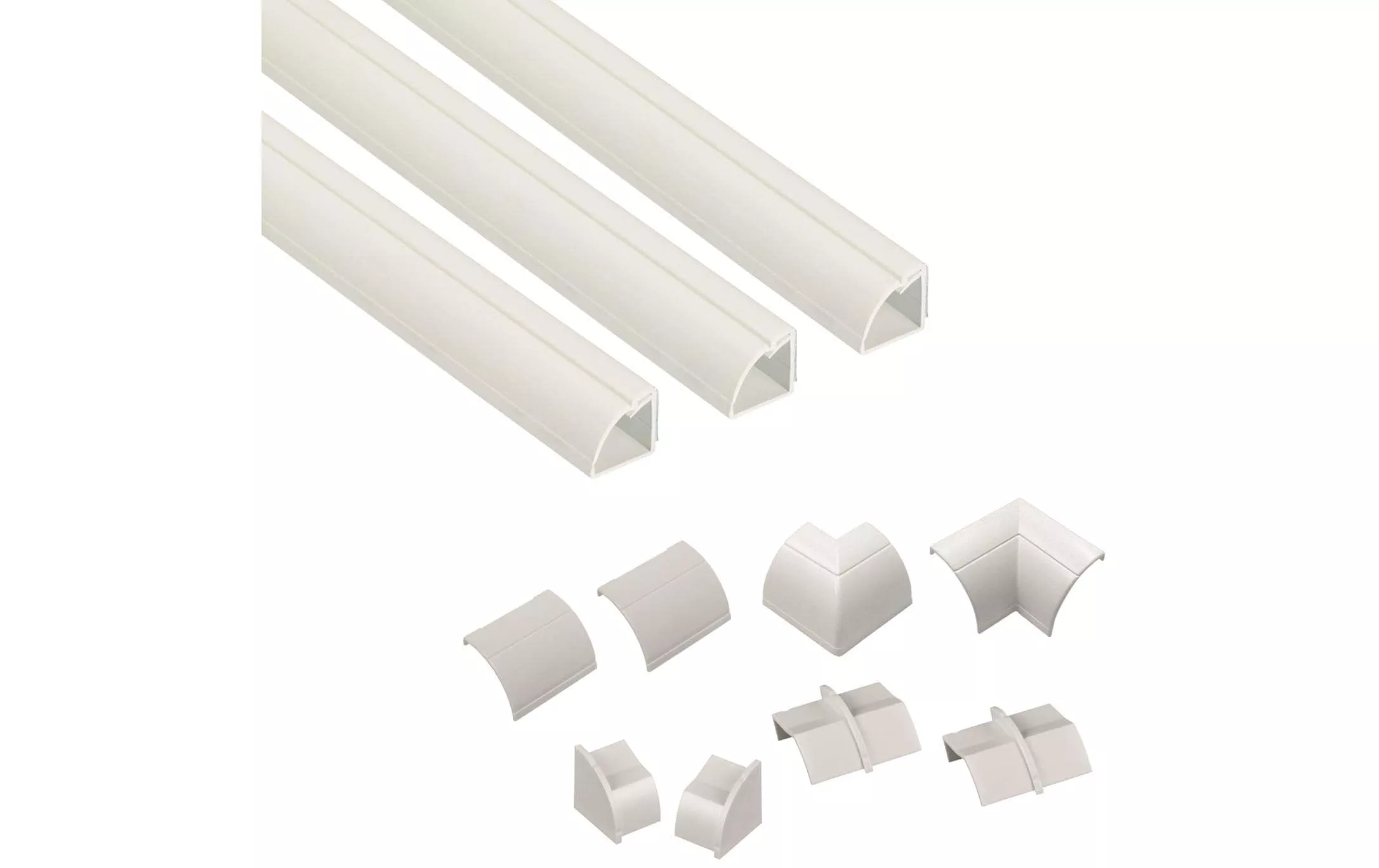 Goulotte D-Line 22 x 22 mm, 1 m, Blanc