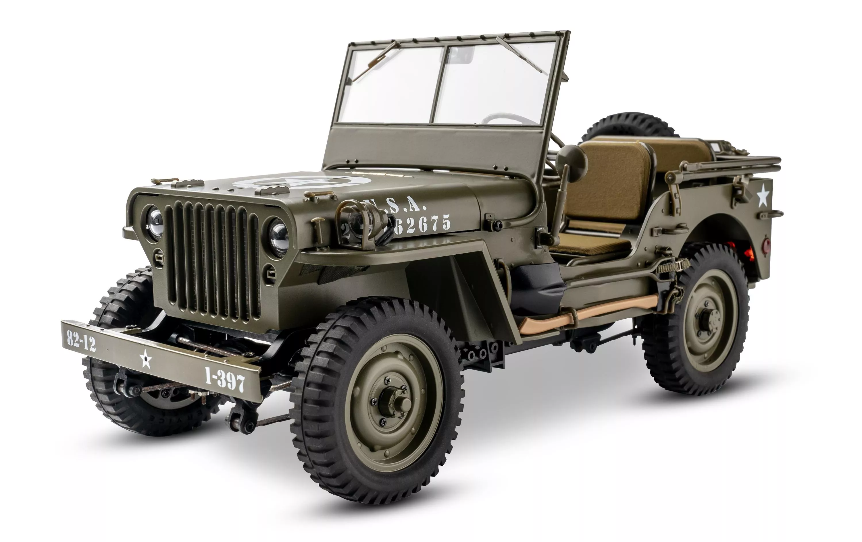 Scale Crawler 1941 MB Willys Jeep, 4 x 4 RTR, 1:12